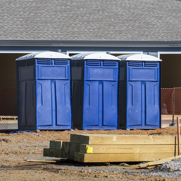 are there any restrictions on where i can place the porta potties during my rental period in Fenton IL